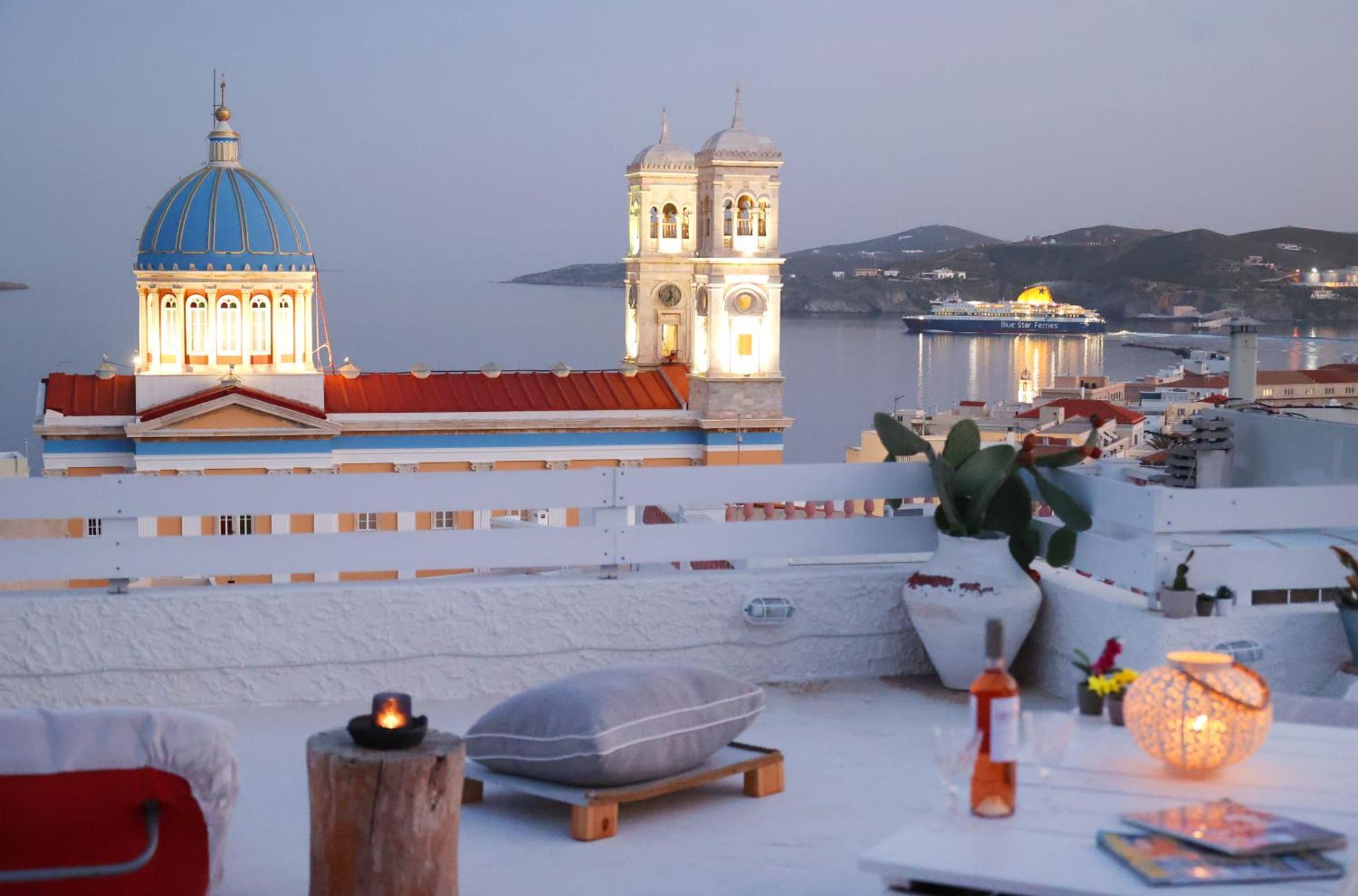 San Nikolas View Guest House Ermoupoli Luaran gambar